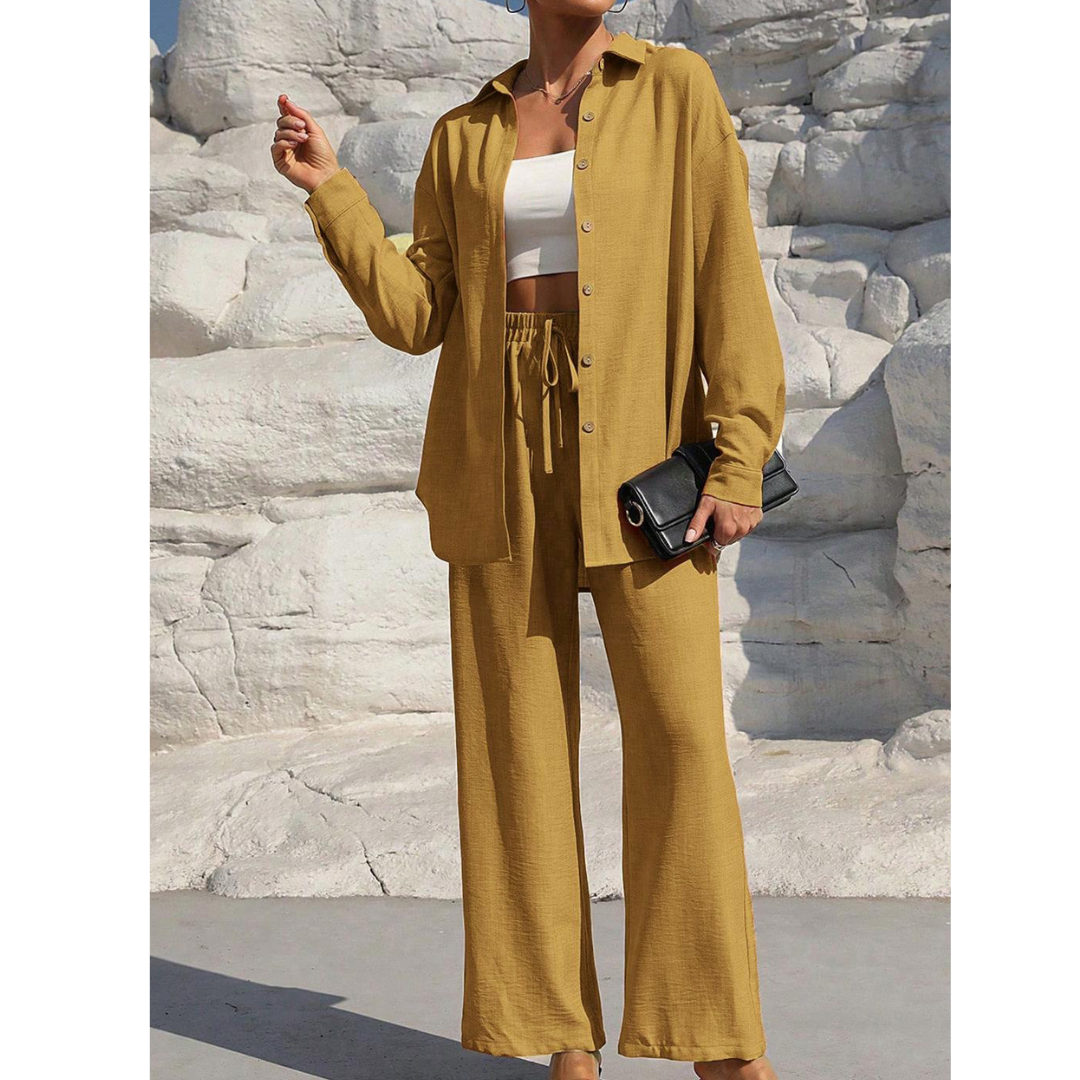 VANORAT - Comfy Long Sleeve Blouse