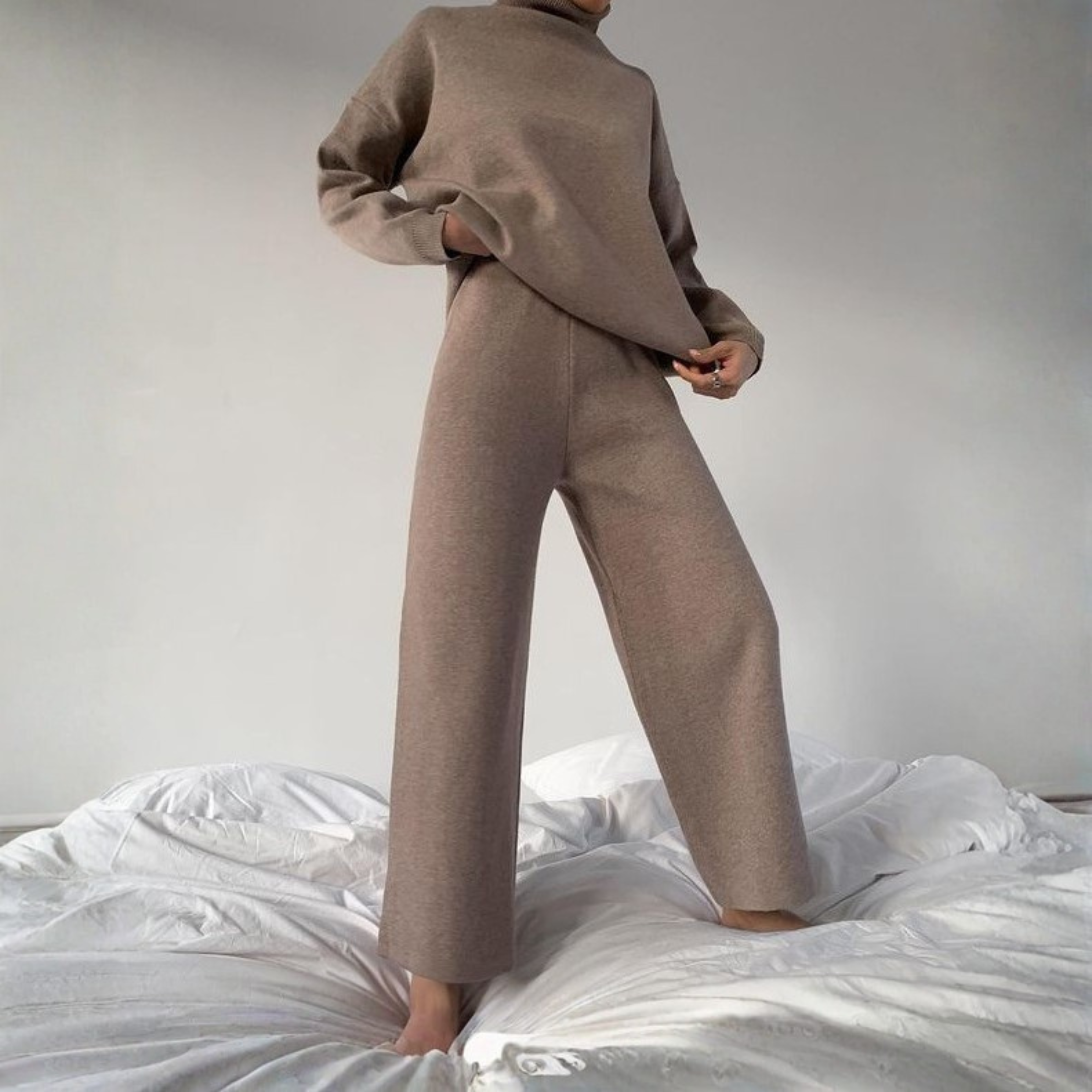 TADUMT - Cozy Long Sleeve Turtleneck Top