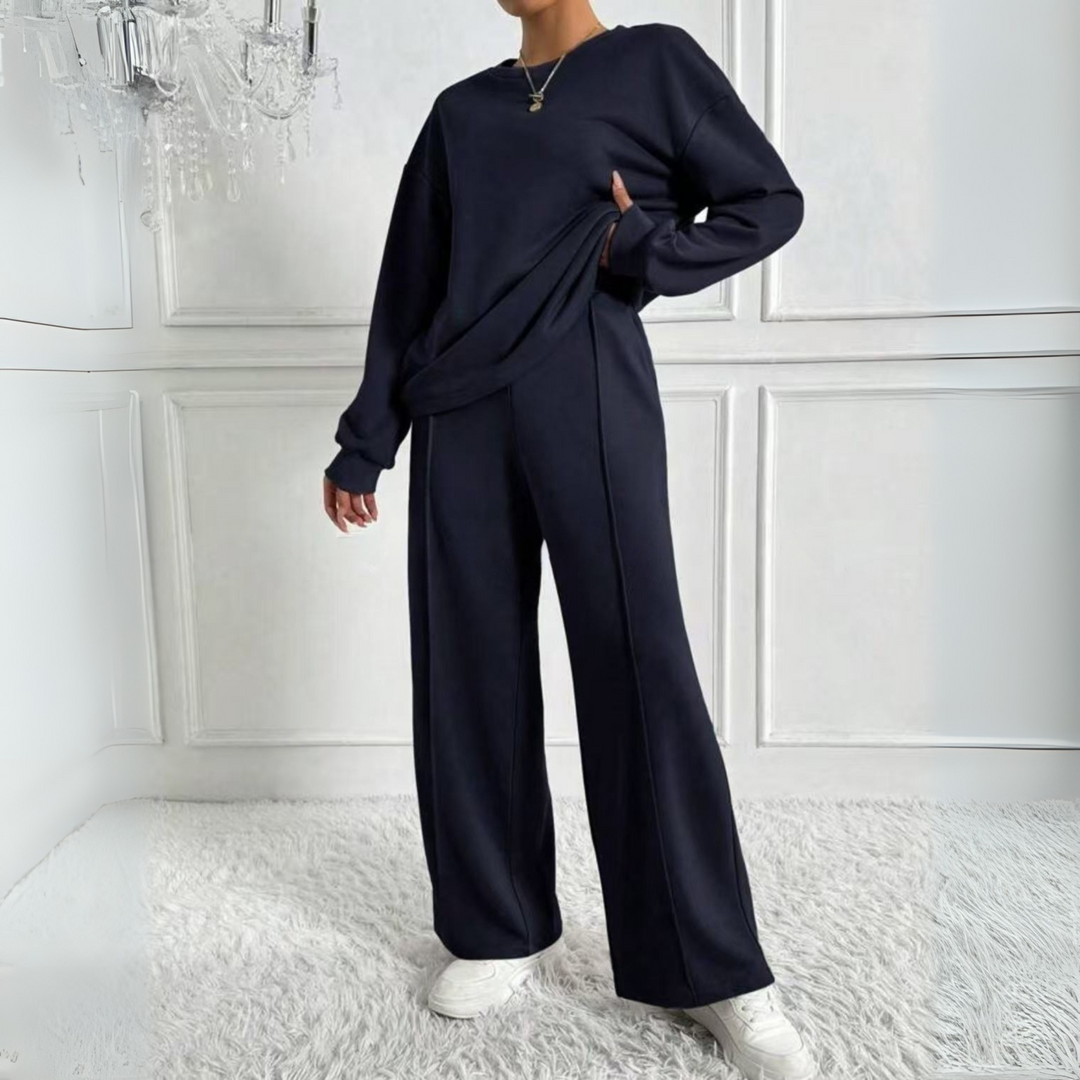 AMBRAT - Long Sleeve Sweatshirt and High