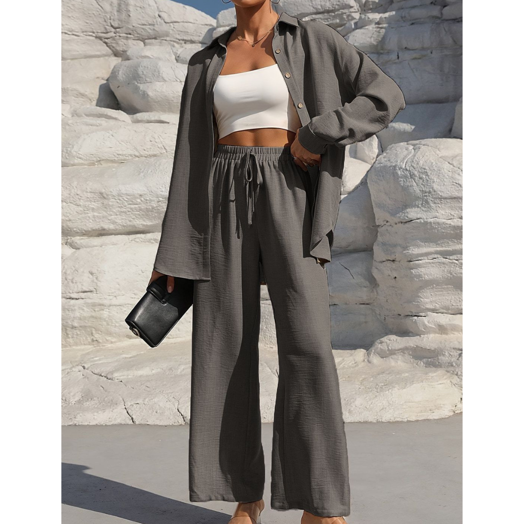 VANORAT - Comfy Long Sleeve Blouse