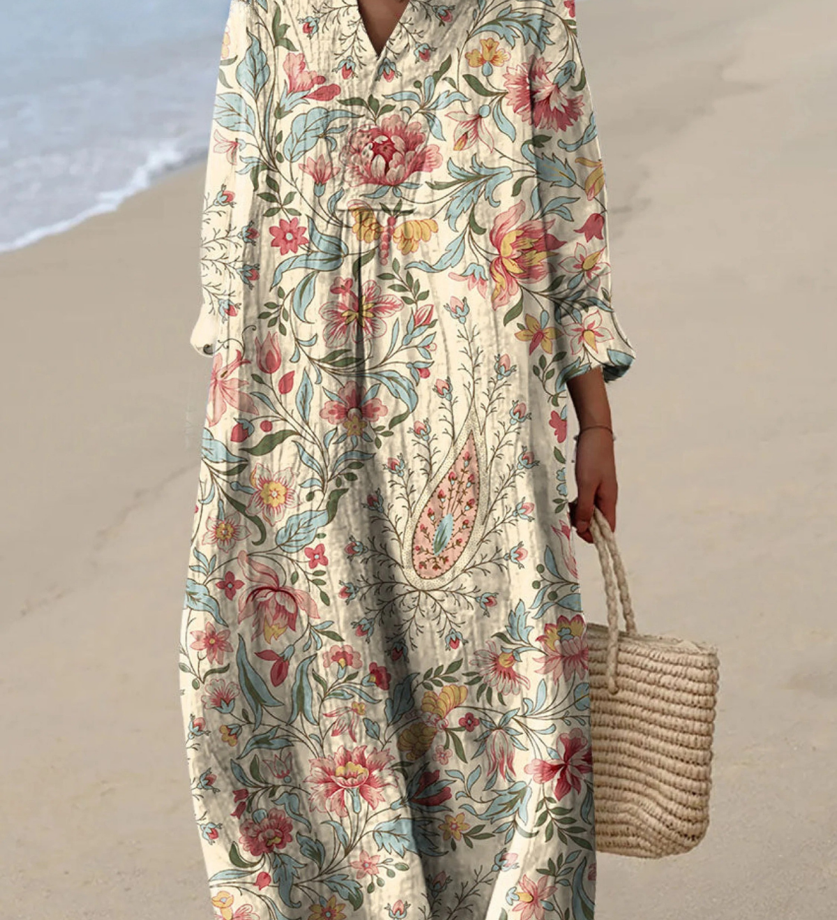 Soraya | Breezy Summer Dress with Long Sleeves