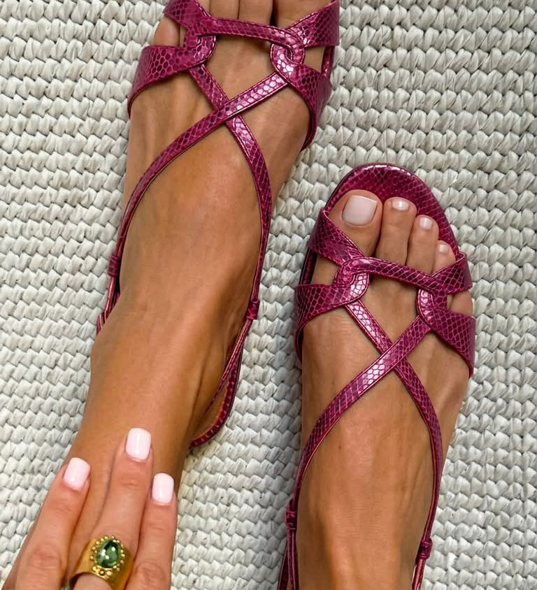 Trigg - Strappy Flat Sandals