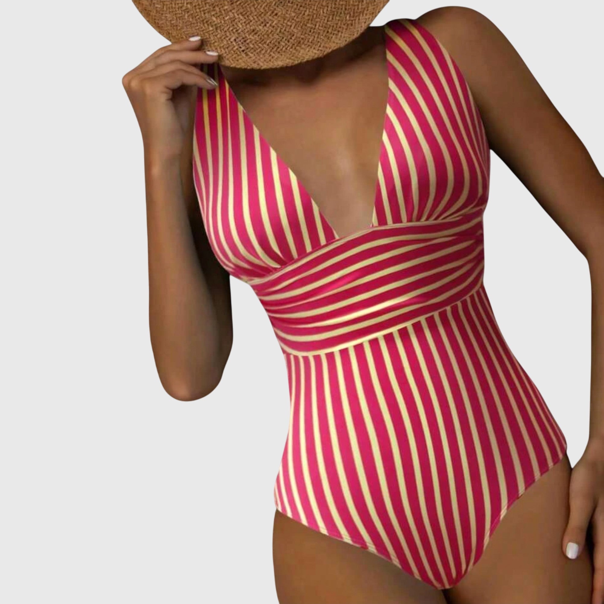 Mona Vale - Striped Swimsuit