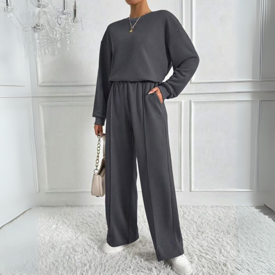 AMBRAT - Long Sleeve Sweatshirt and High