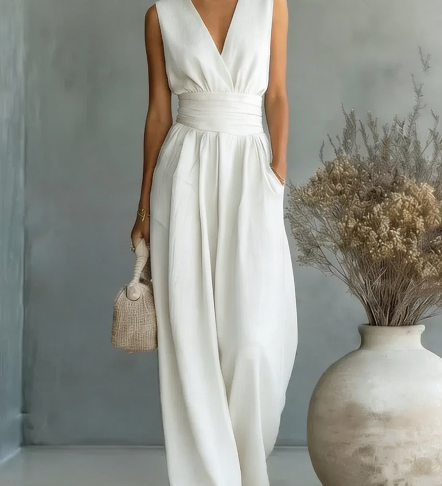 Mariana - Flowy Wide-Leg Jumpsuit