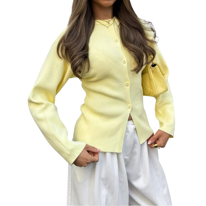 Raika - Contemporary Long Sleeve Cardigan