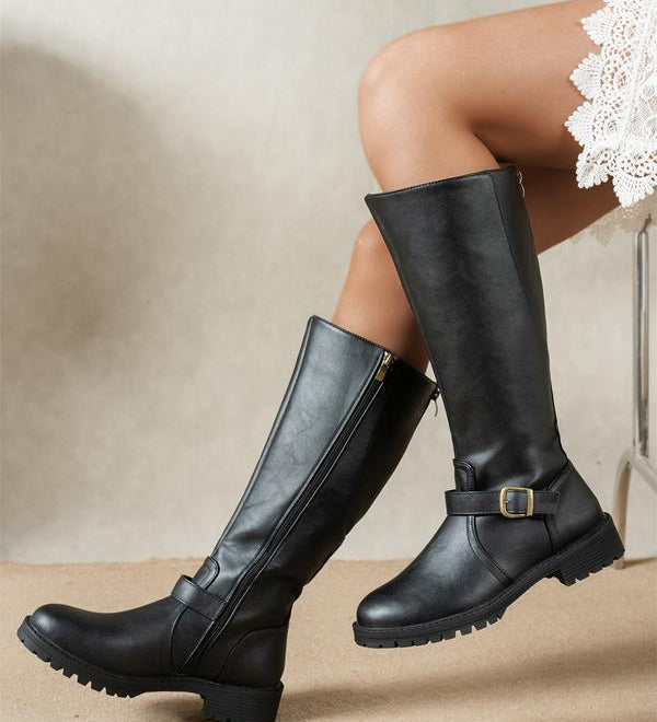 ELSIET - Comfortable Low Heel Boots, Perfect
