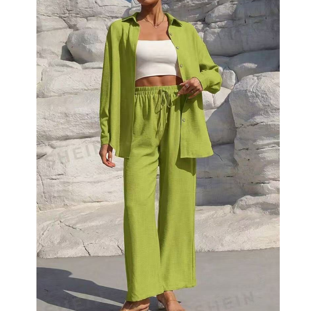 VANORAT - Comfy Long Sleeve Blouse