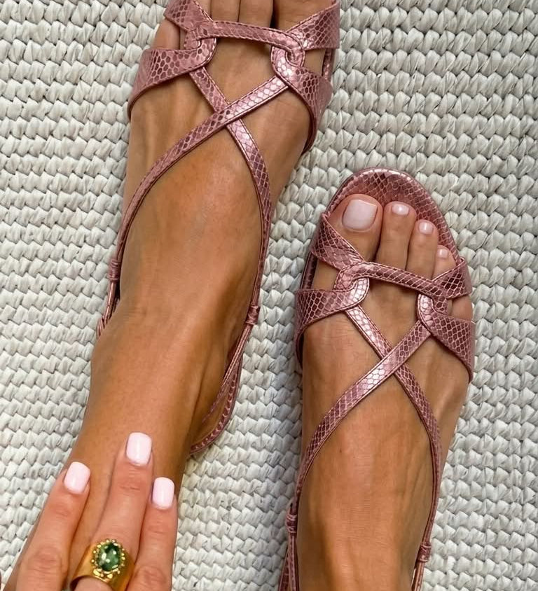 Trigg - Strappy Flat Sandals
