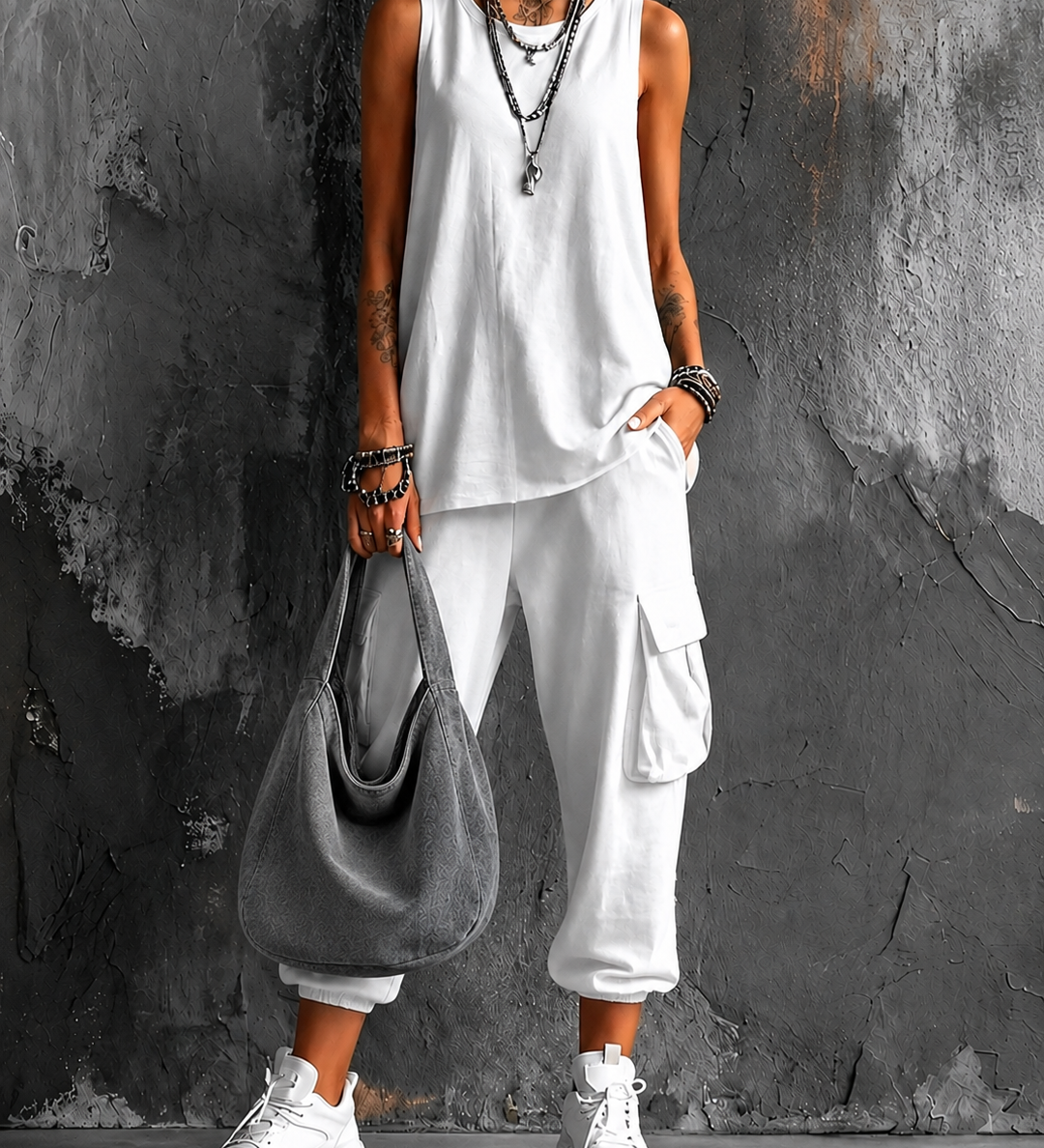 Noelle - Relaxed Casual Set with Pockets