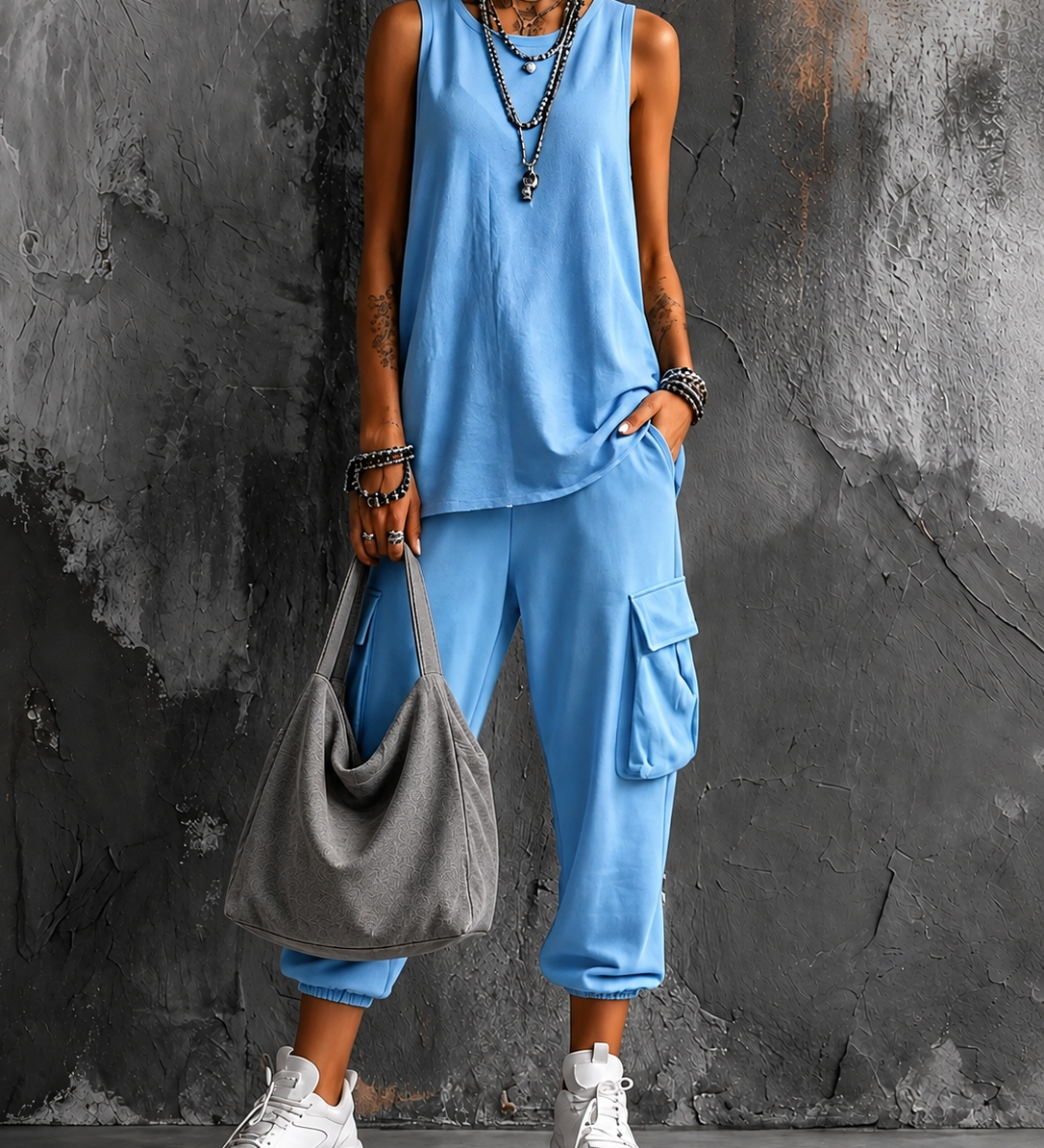 Noelle - Relaxed Casual Set with Pockets