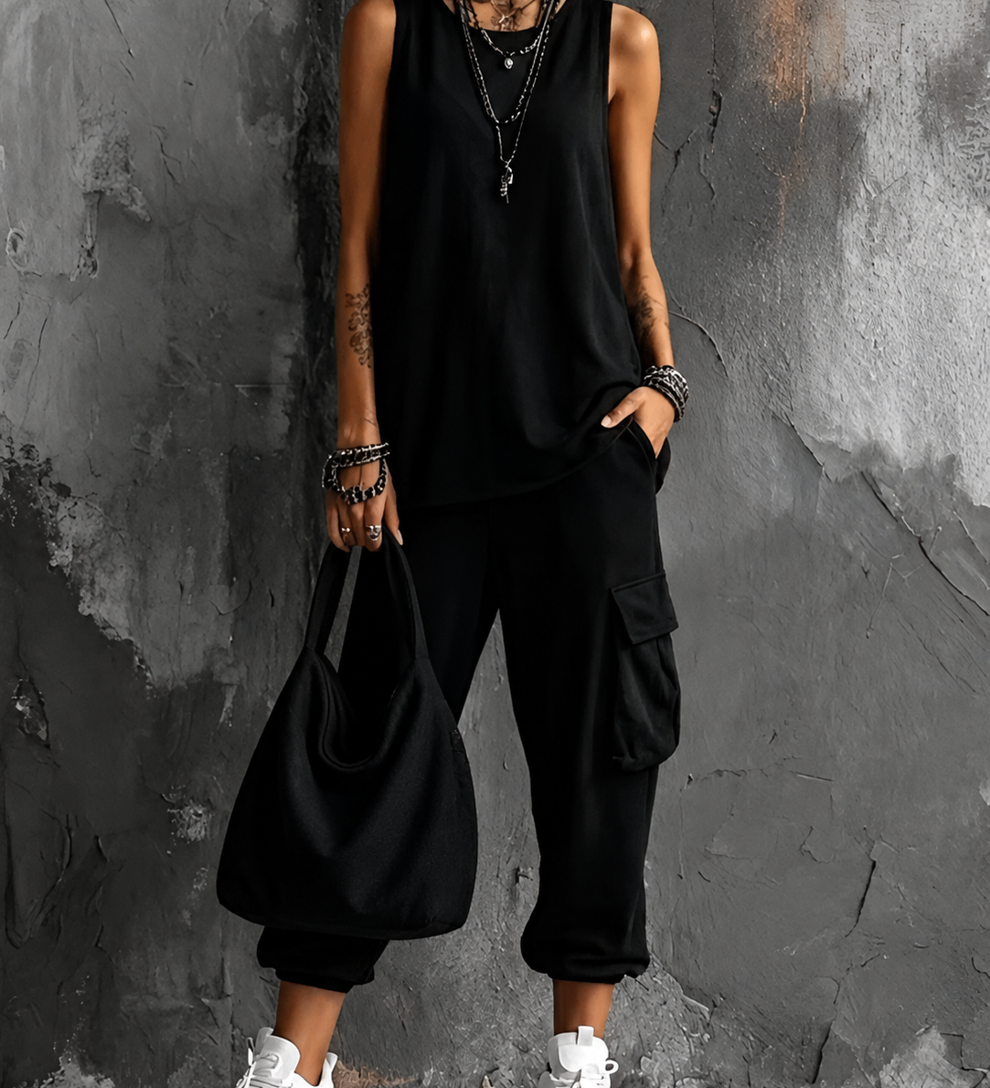 Noelle - Relaxed Casual Set with Pockets