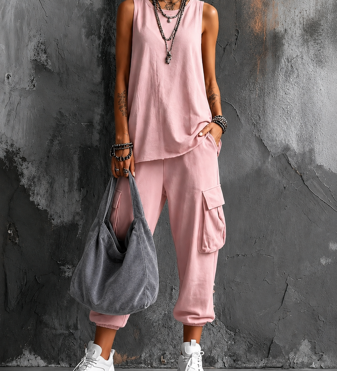 Noelle - Relaxed Casual Set with Pockets