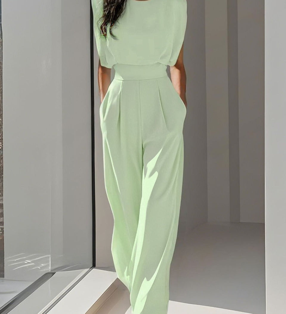 PAQUITA™ - Elegant Sleeveless Summer Jumpsuit
