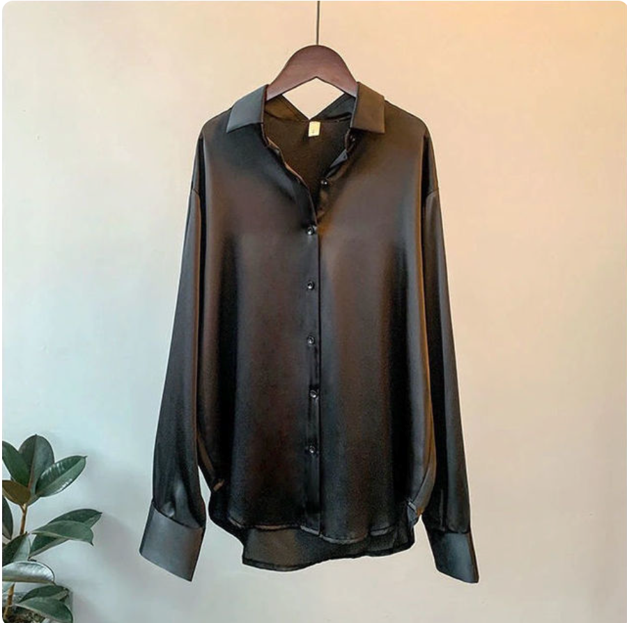 Florence - Silky Long-Sleeve Blouse