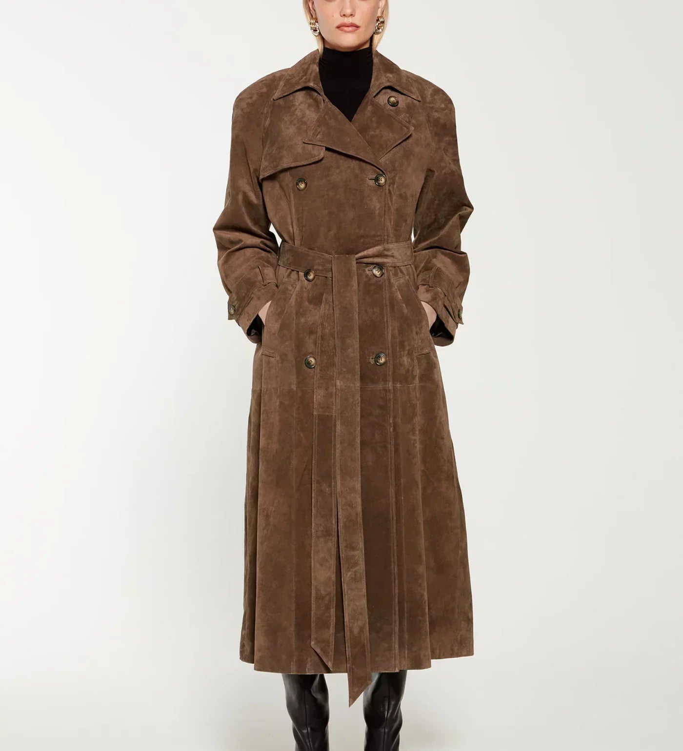 CHANTAL™ - Classic Belted Trench Coat