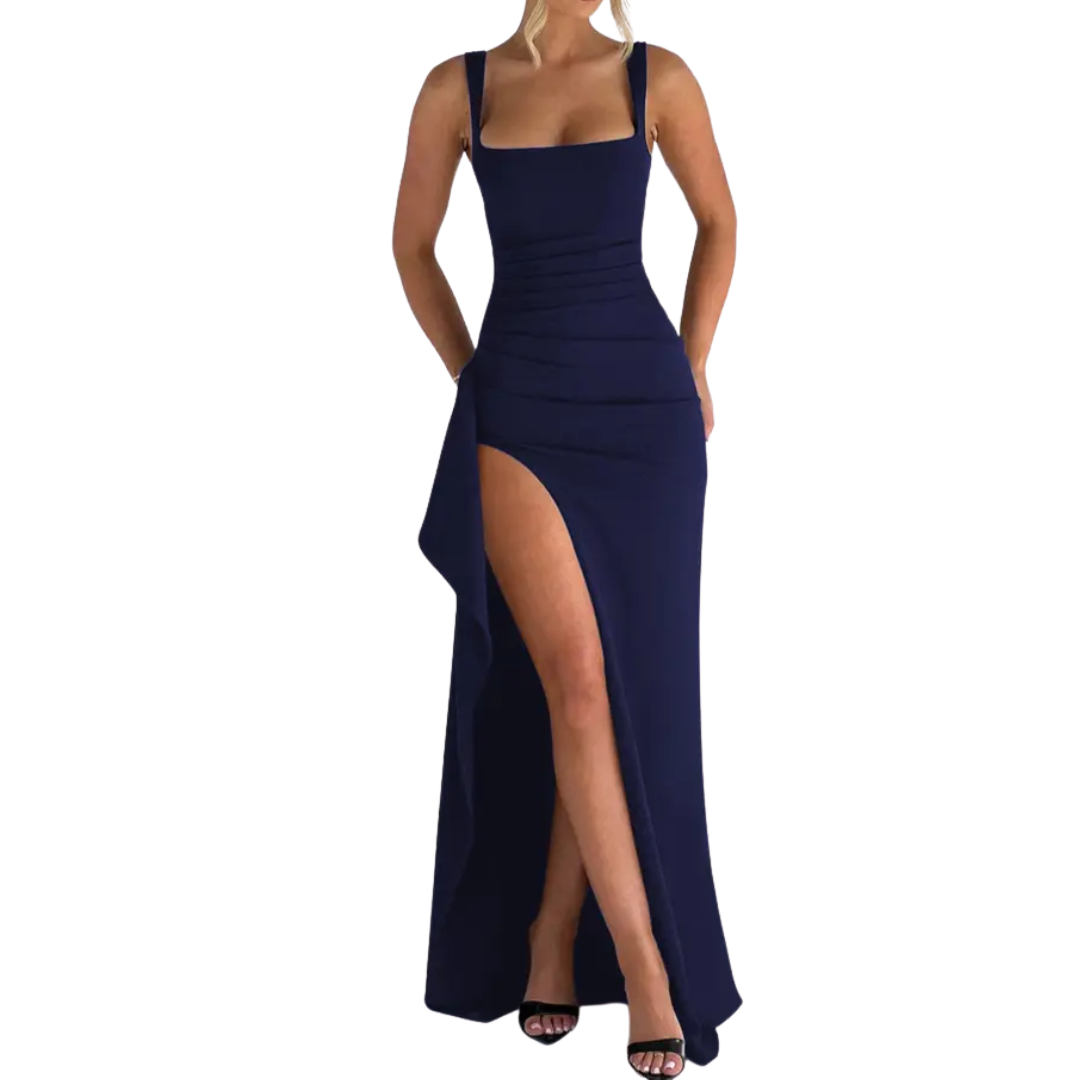 NADIRA™ – Sexy Backless High Split Slip Dress