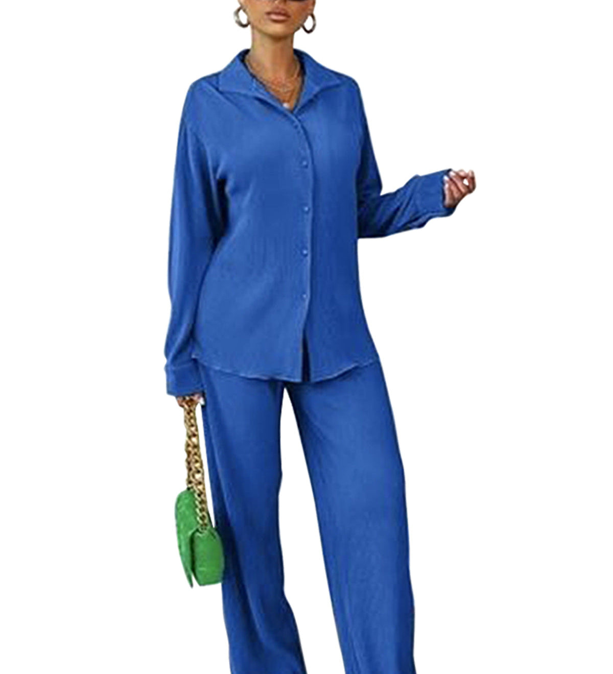 CLEOT - Chic Collared Long Sleeve