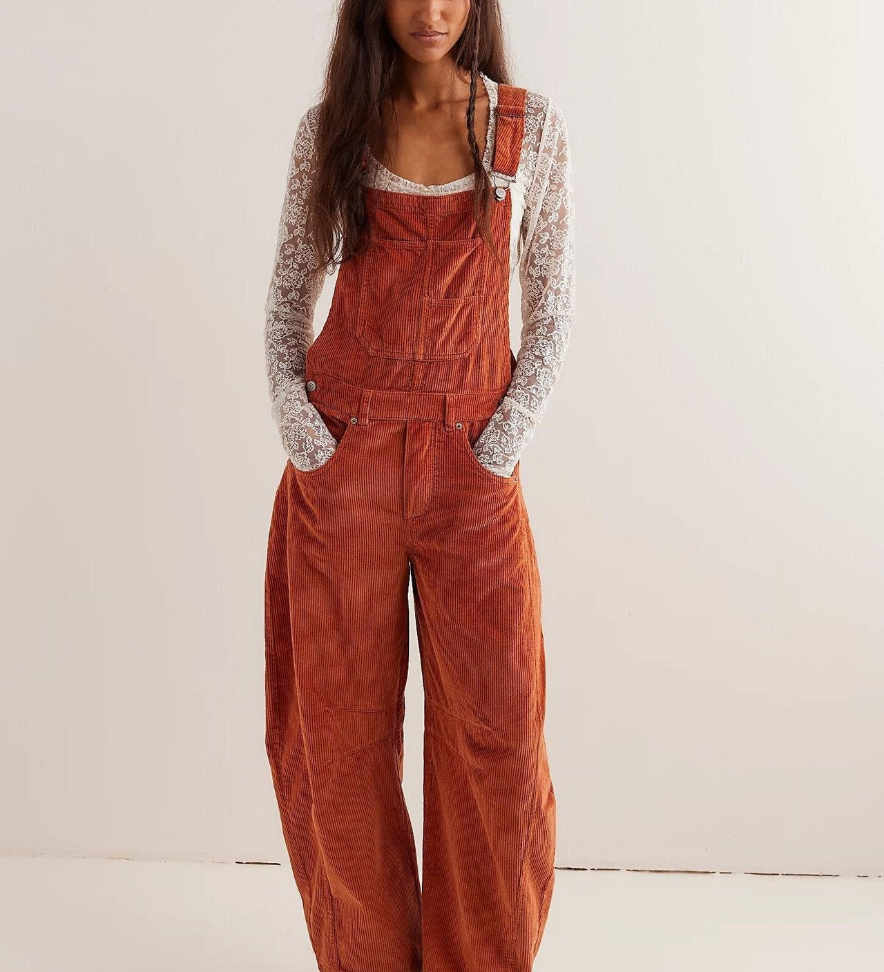 ISABELLET - Overalls with Barrel Leg