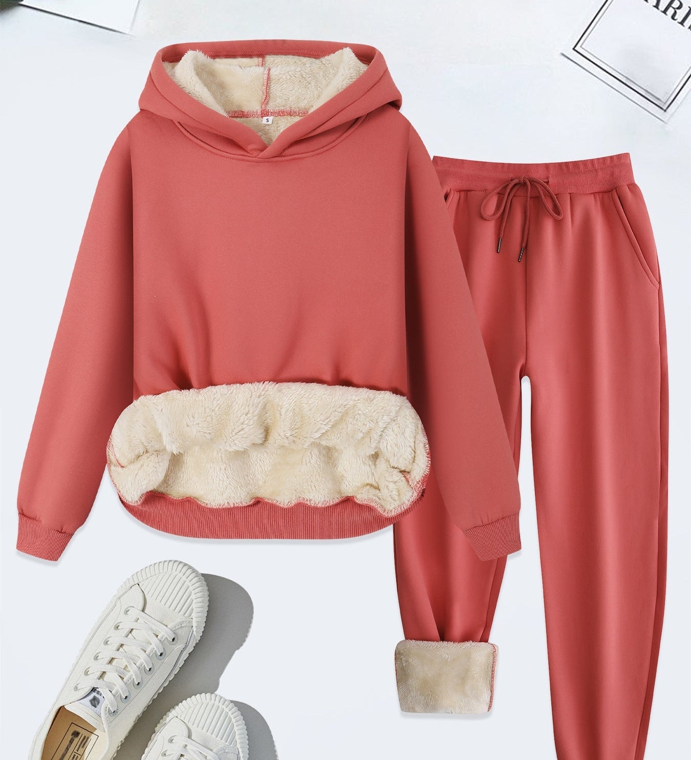 FORDAT - Cozy Solid Color Hoodie