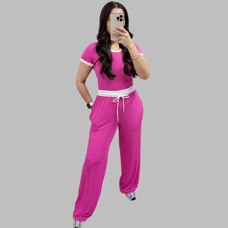 PLATUT - Short Sleeve and Wide Leg