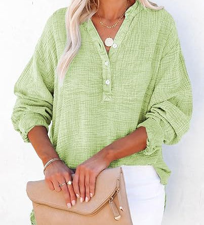 Ayla - Casual V-Neck Blouse