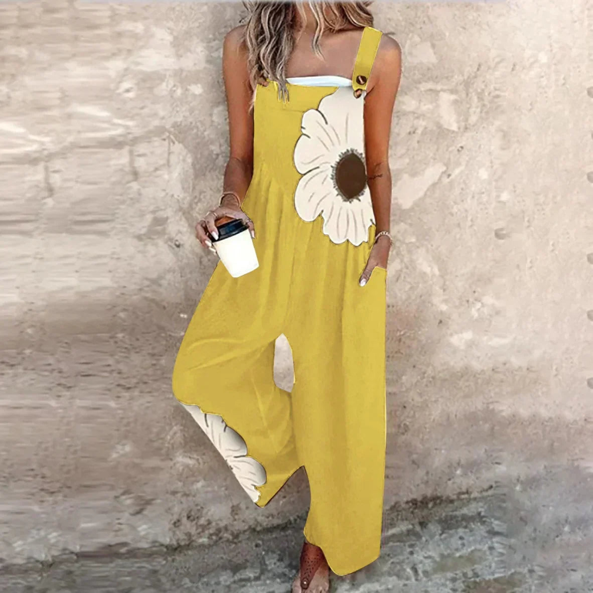 Charlotte – Comfortable Printed Overalls