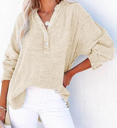 Ayla - Casual V-Neck Blouse