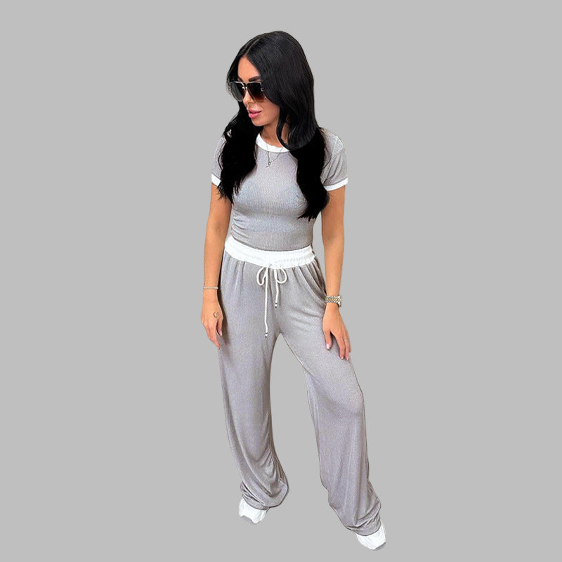 PLATUT - Short Sleeve and Wide Leg