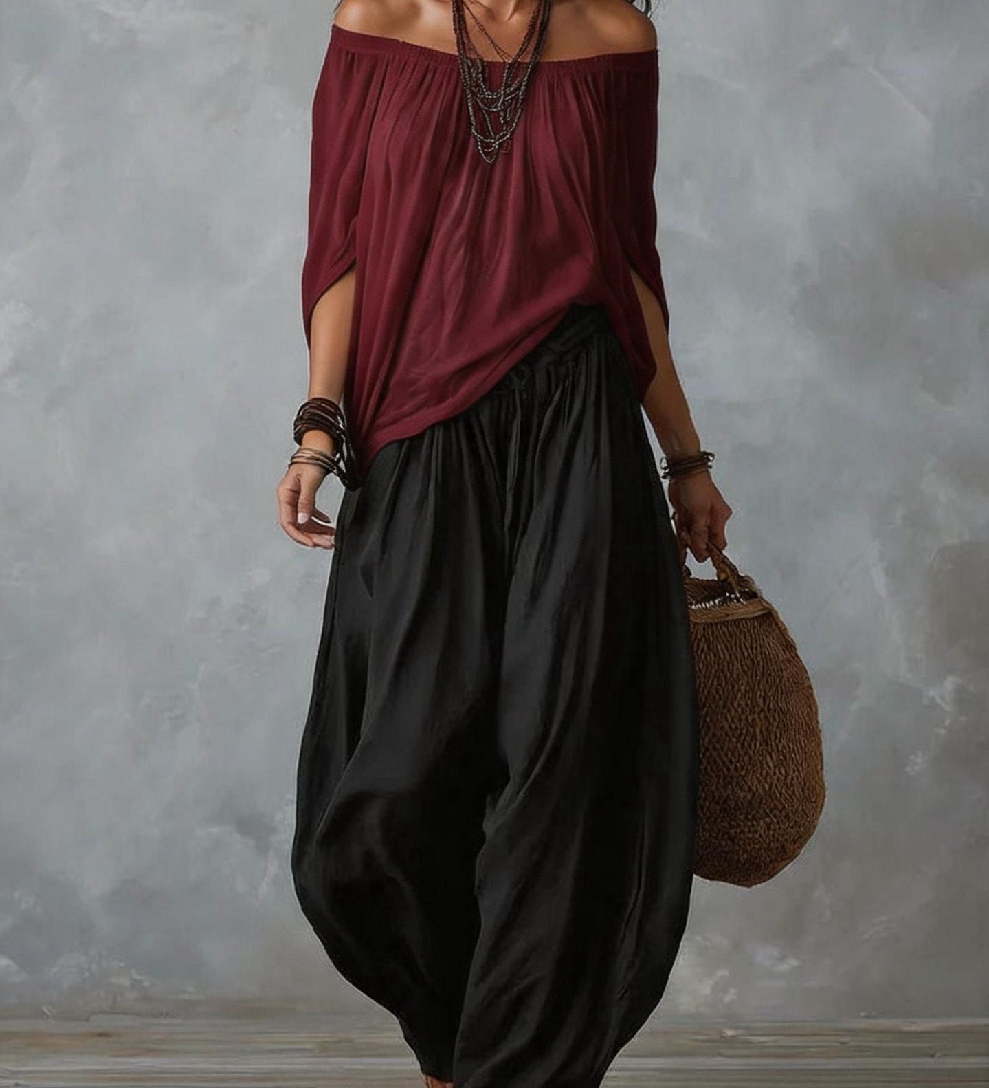 Camila™ | Effortless Off-Shoulder Two-Piece Set