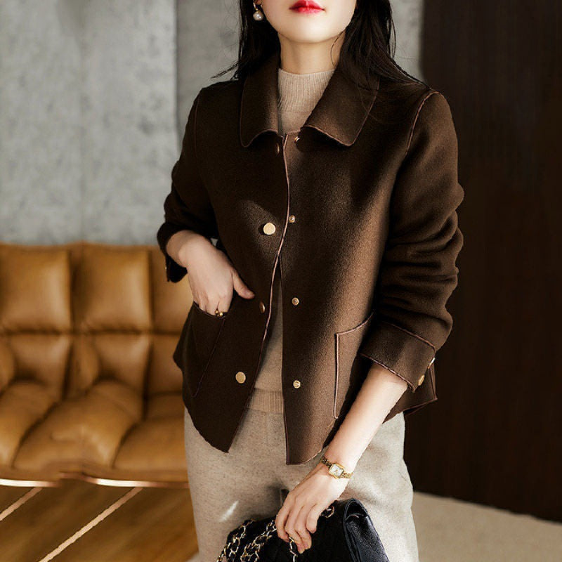 OVIDIAT - Classy Button Front Long Sleeve