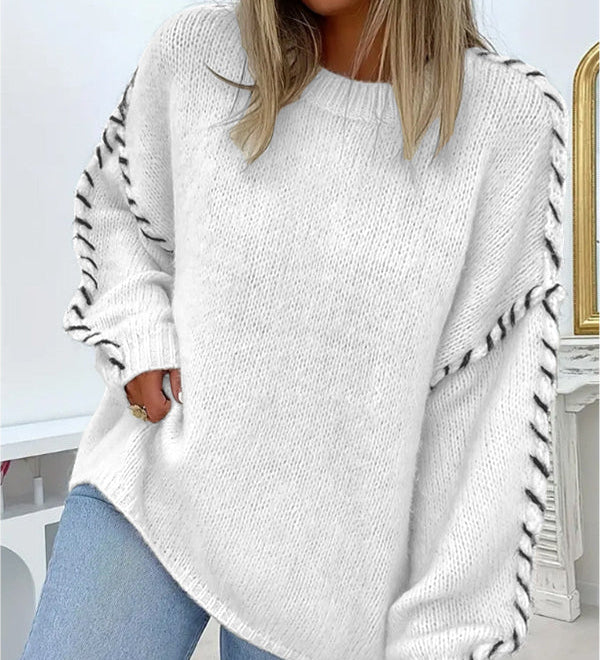 SERAH™ - Casual Round Neck Long Sleeve Sweater