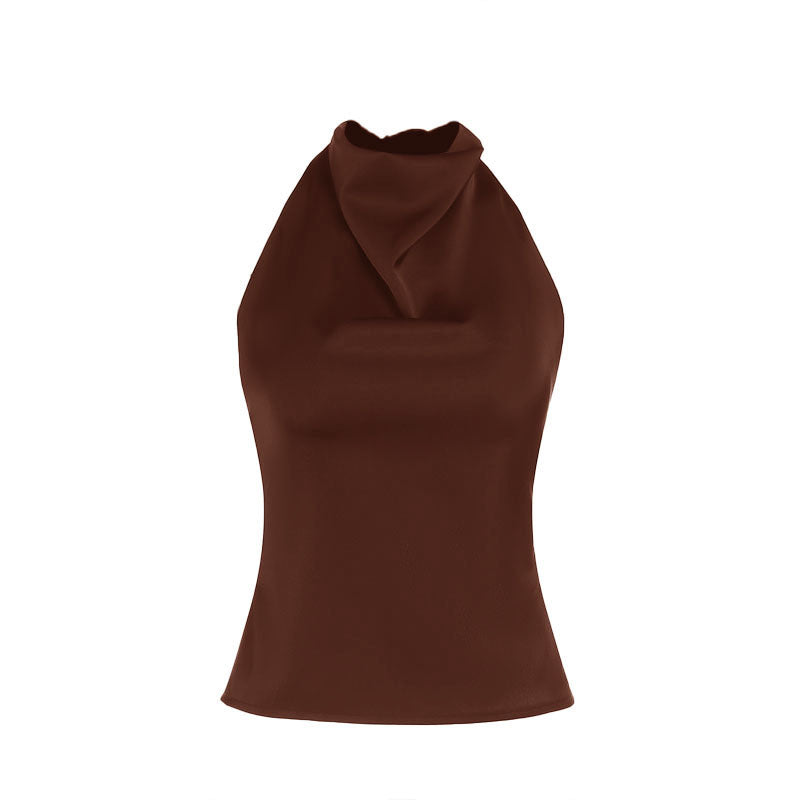 Henya - Casual Sleeveless Summer Backless Top
