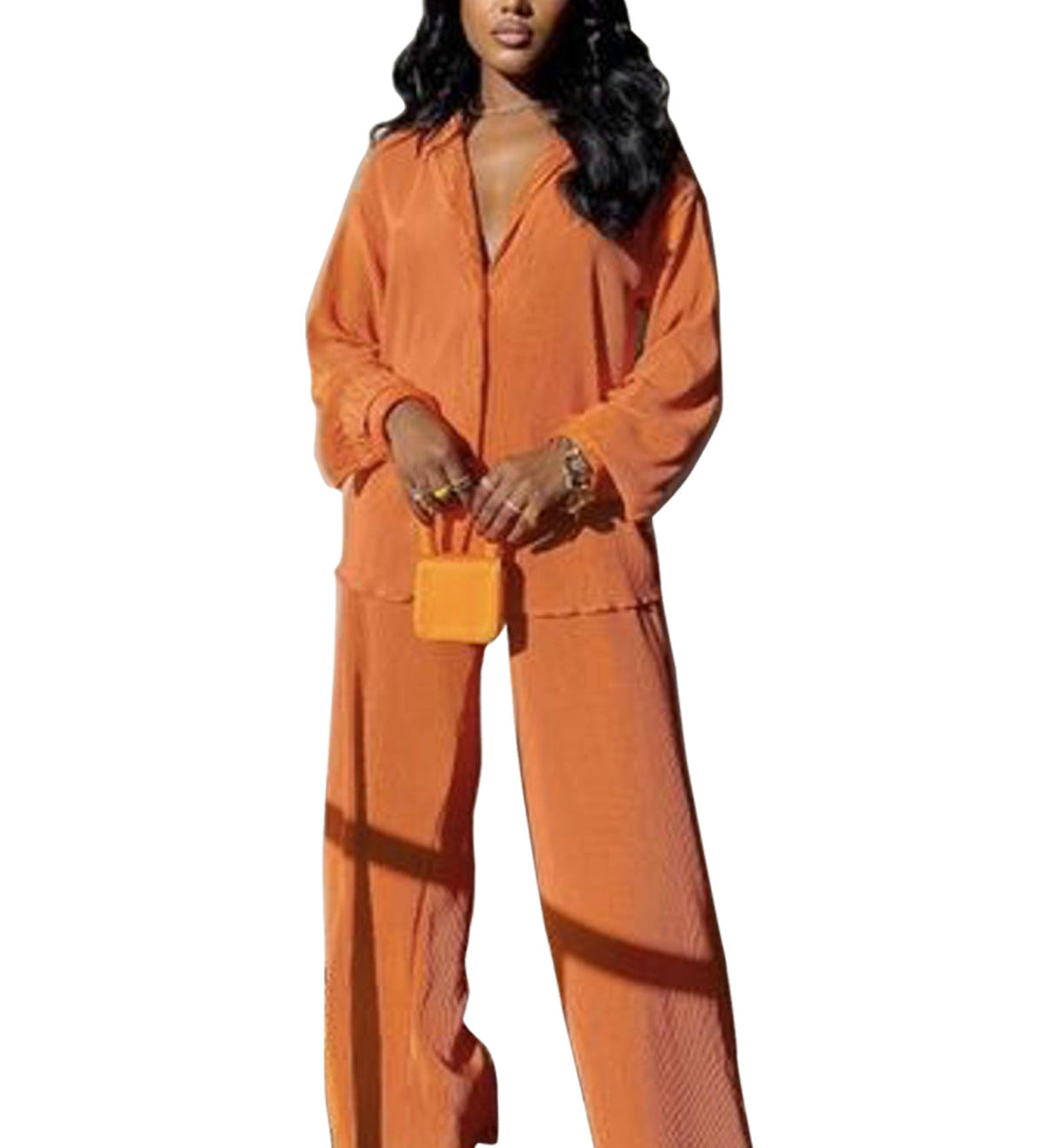 CLEOT - Chic Collared Long Sleeve