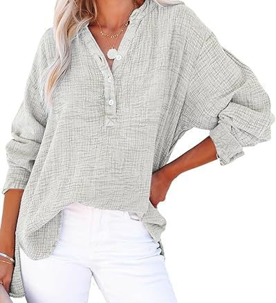 Ayla - Casual V-Neck Blouse