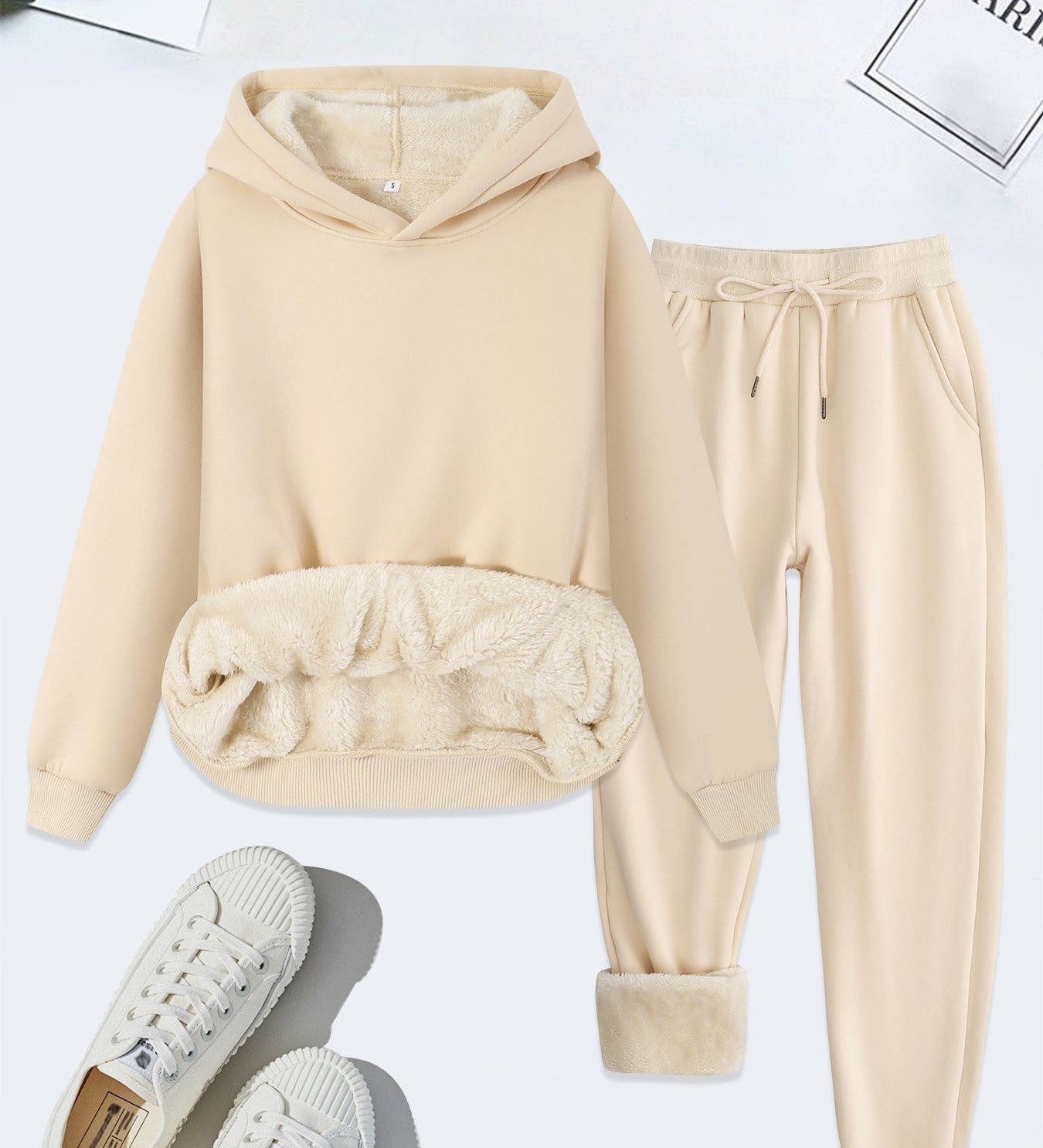 FORDAT - Cozy Solid Color Hoodie