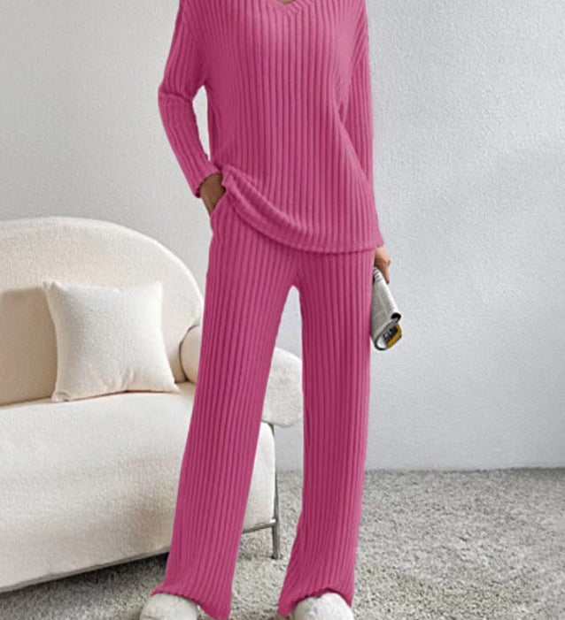 ELMERT - Long Sleeve V-Neck Top