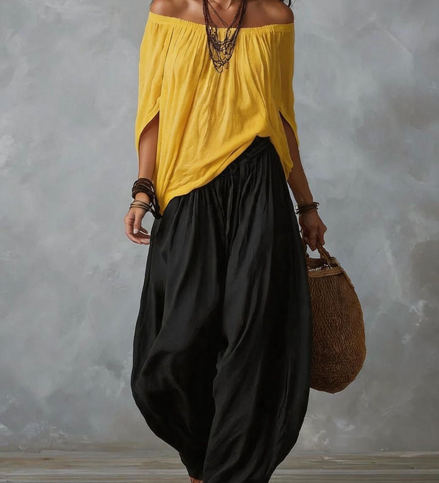 Camila™ | Effortless Off-Shoulder Two-Piece Set