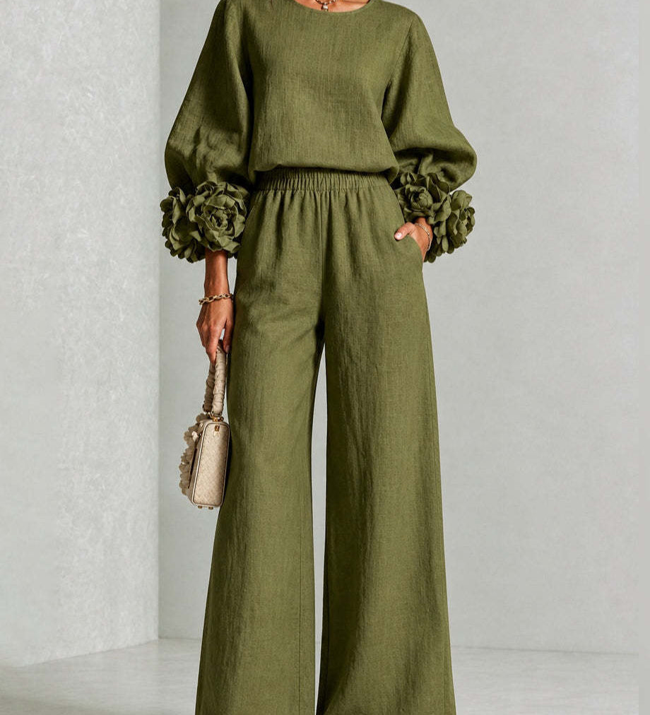 ROSALIE™ FLORAL CUFF TWO-PIECE SET