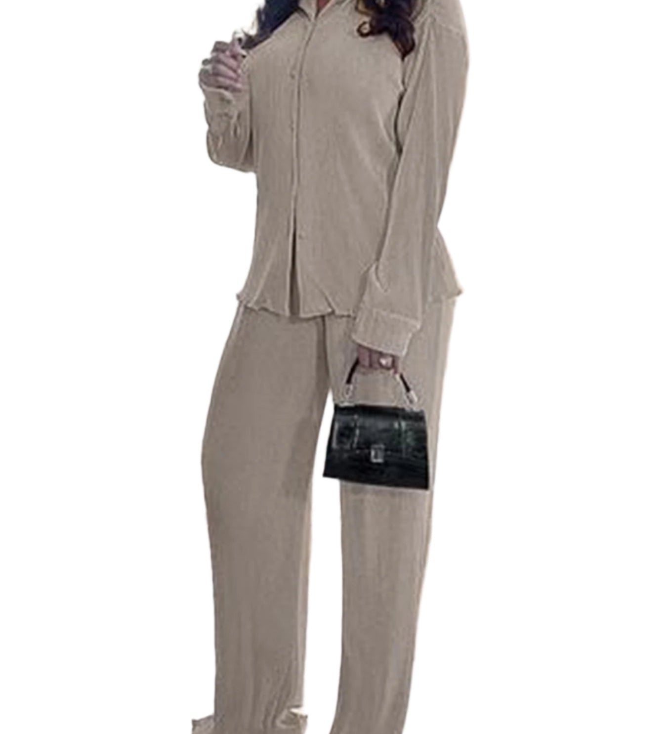 CLEOT - Chic Collared Long Sleeve