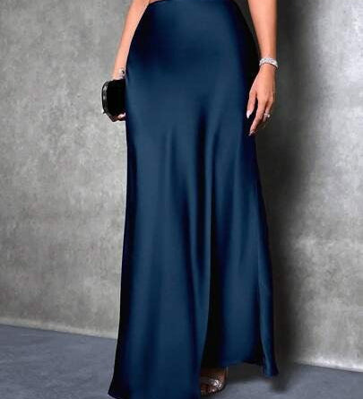 FIONA™ - Satin High-Waist Skirt