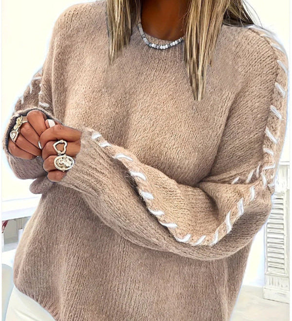 SERAH™ - Casual Round Neck Long Sleeve Sweater