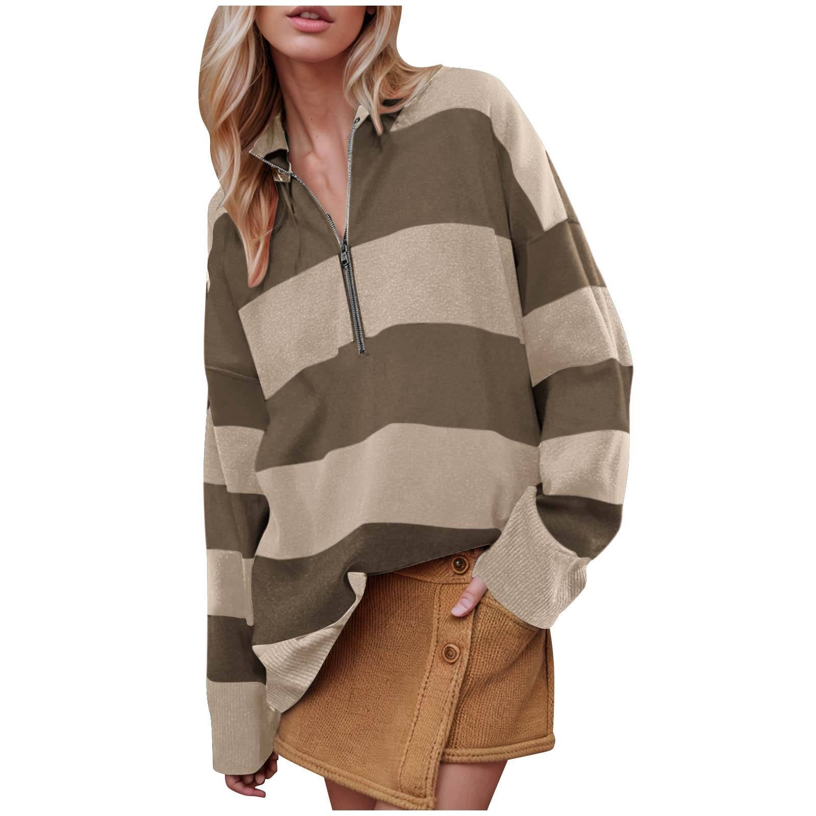 CAMILLAT - Comfy Long Sleeve Pullover Sweater
