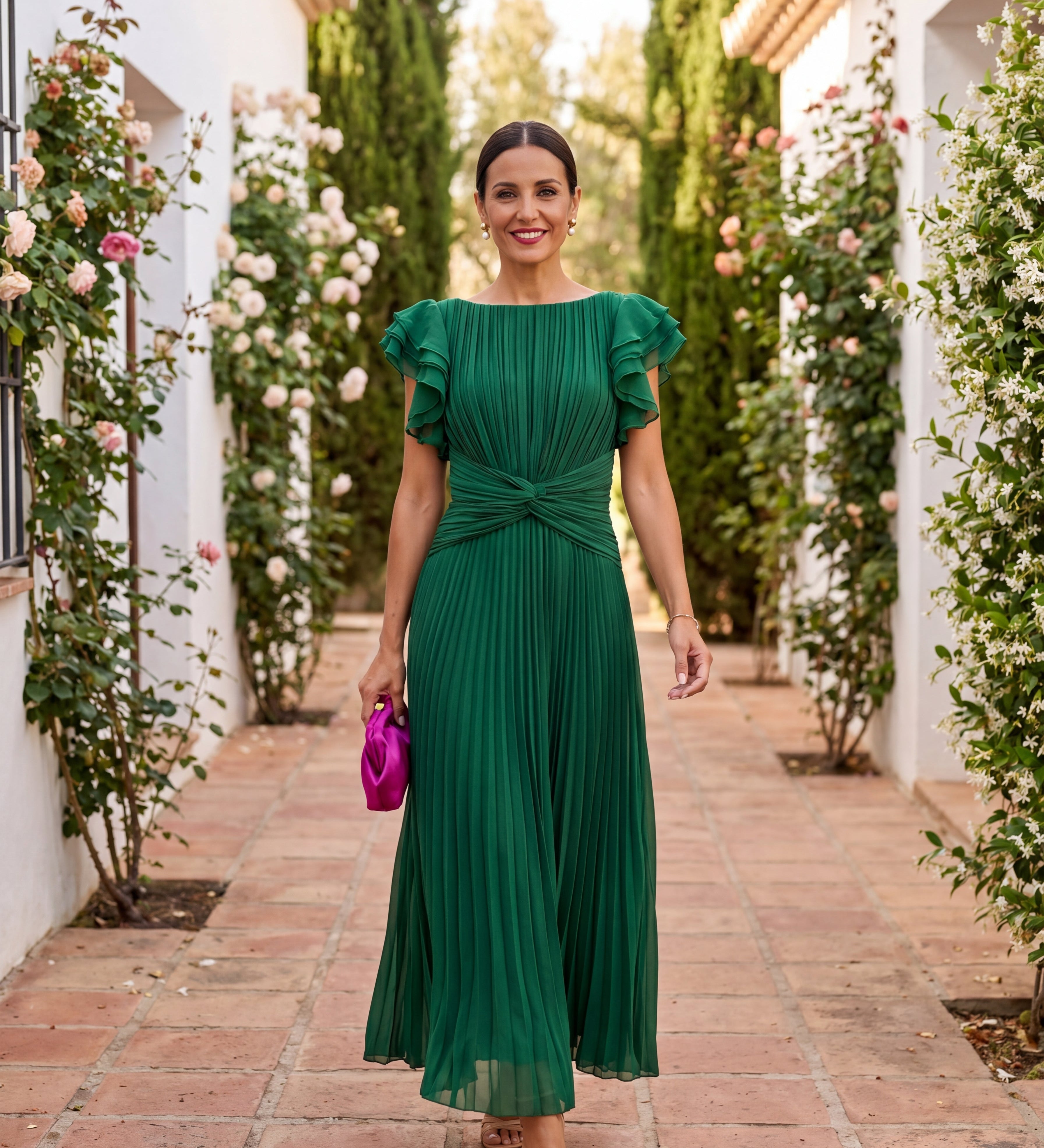 Freshwater - Pleated Dress