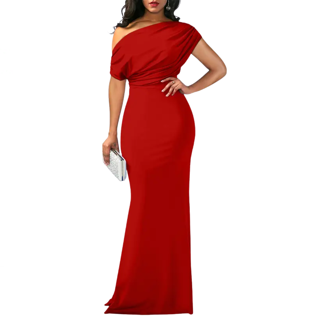 VIVARA™ – Sleeveless Off-Shoulder Bodycon Evening Dress