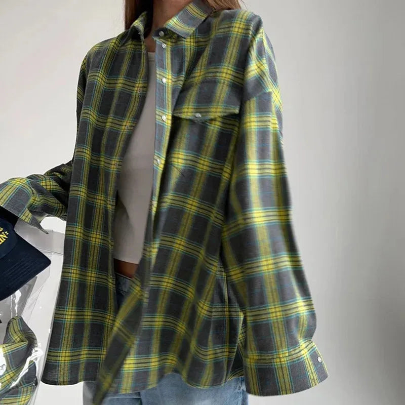 Norah - Casual Plain Flannel