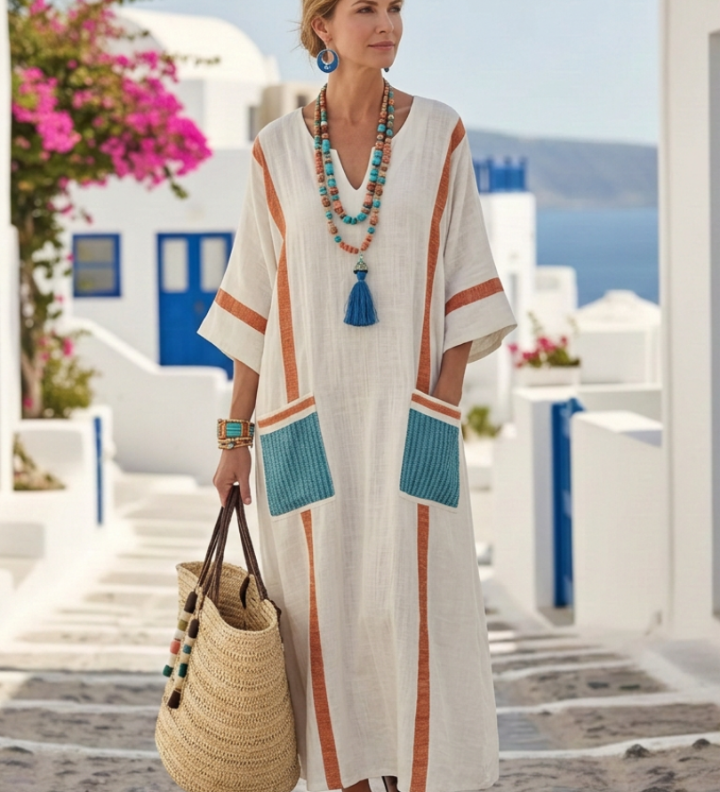 Noemi - Elegant Summer Maxi Dress