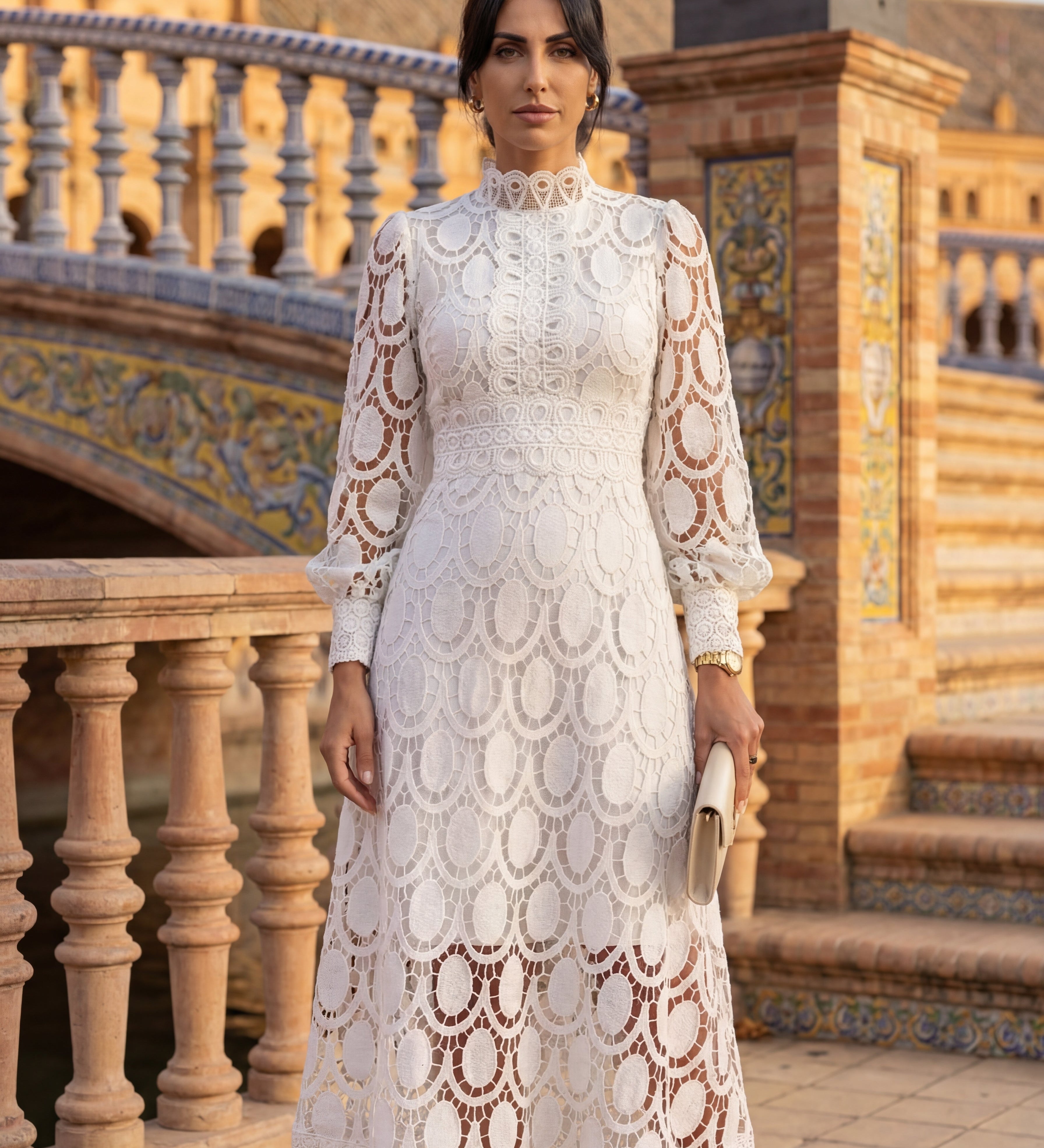 Rainbow Beach - Lace Spring Dress