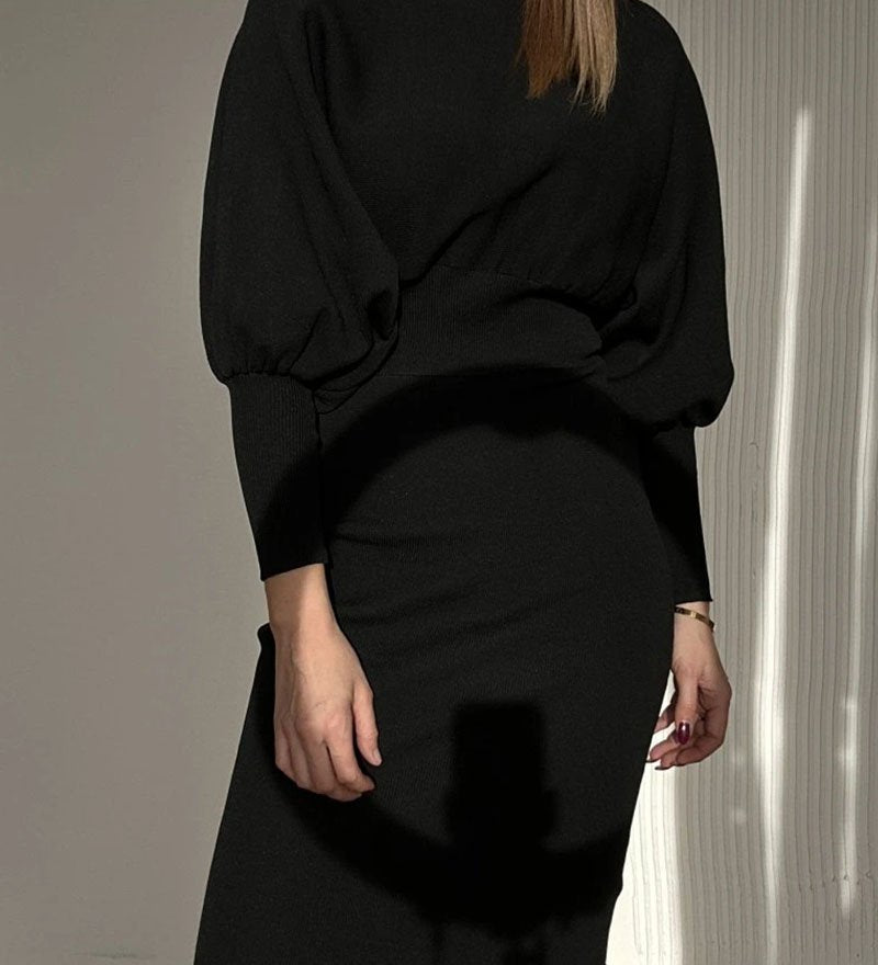 CAROLYN™ - Classy Balloon Sleeve Dress