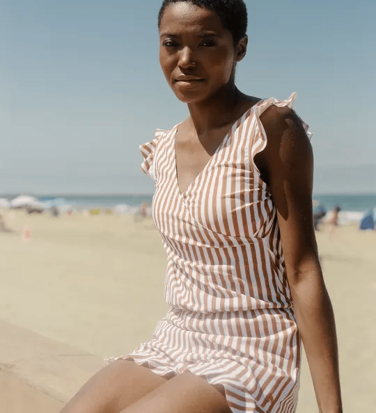 Curl Curl - Ruffle Swimsuit with Chest Support